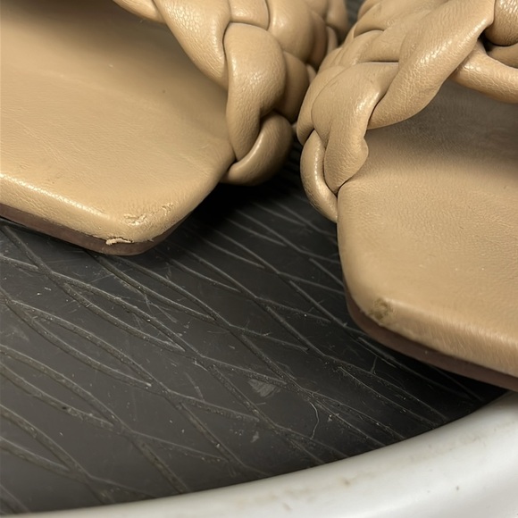 She and In slip on Braided Sandals Tan Womens size 38 - Picture 7 of 16
